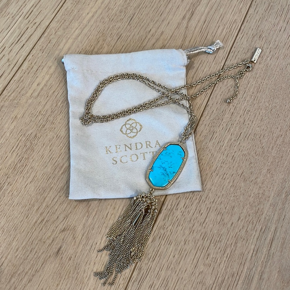 Kendra scott rayne turquoise necklace
